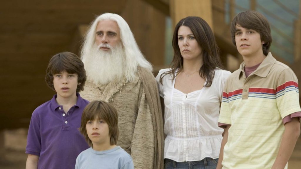Steve Carell and Lauren Graham in Evan Almighty.