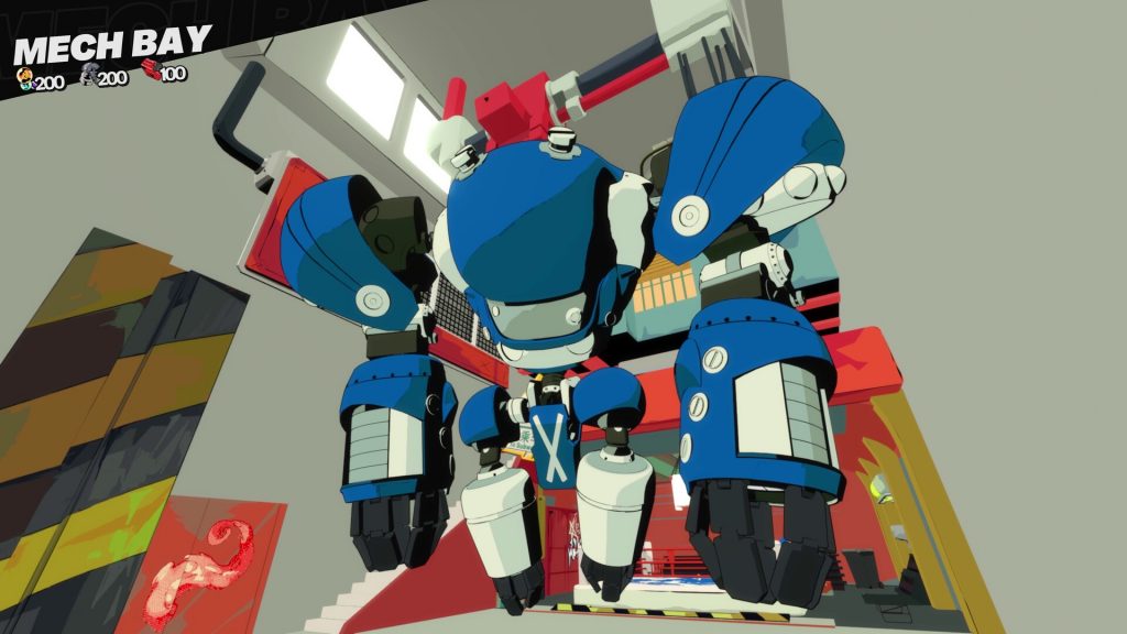 Baboon mech in Nitro Gen Omega.