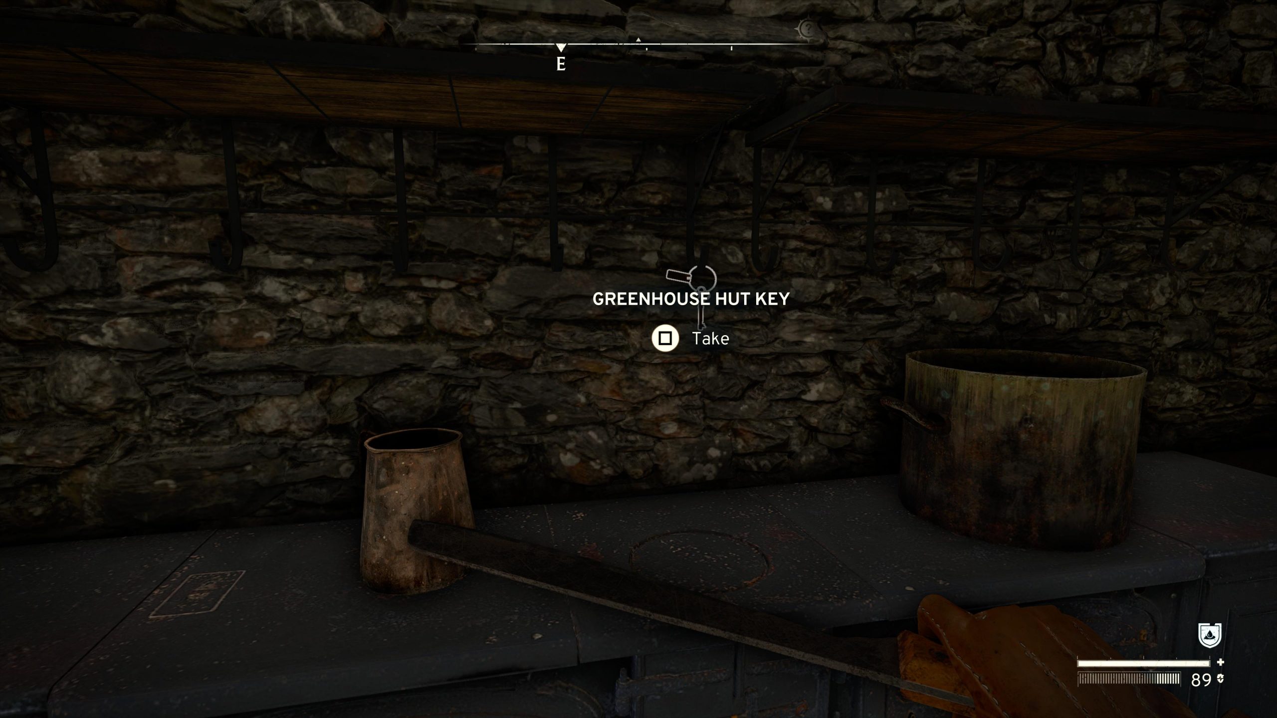 greenhouse hut key location