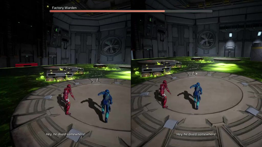 The Factory Warden's second phase in Split Fiction, and the last phase your quest in how to beat the factory warden.