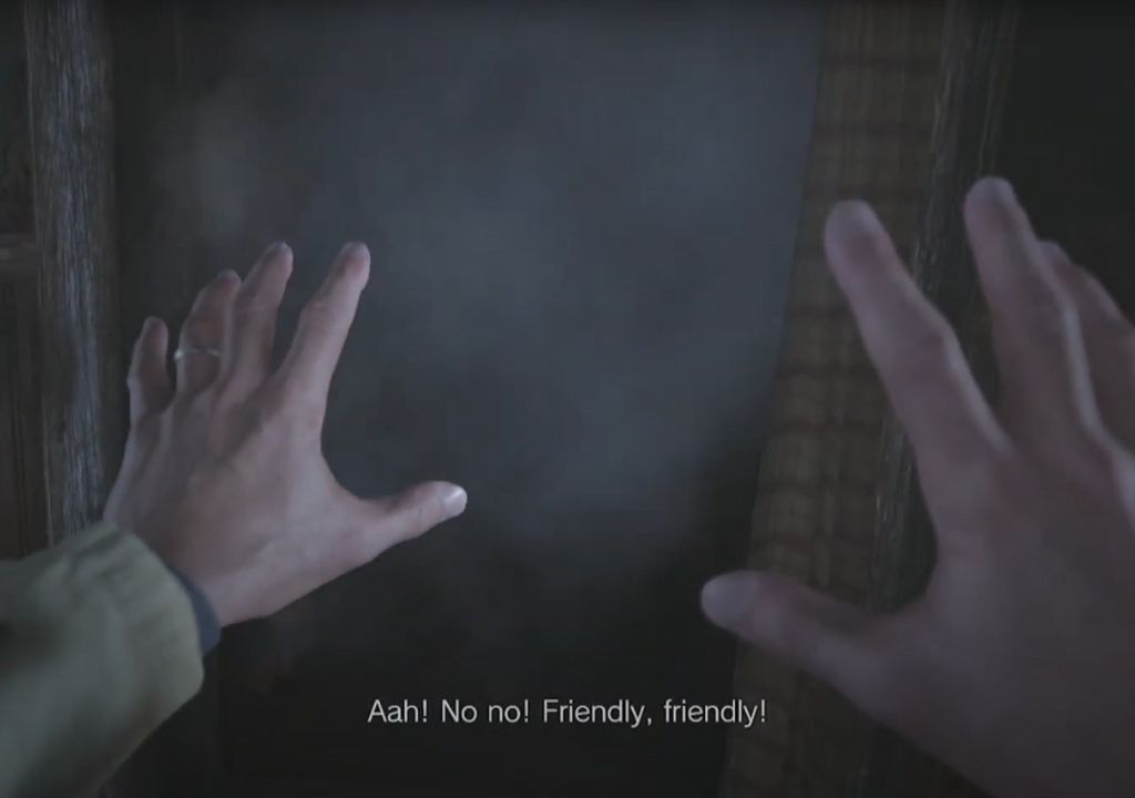 A still from Resident Evil Village