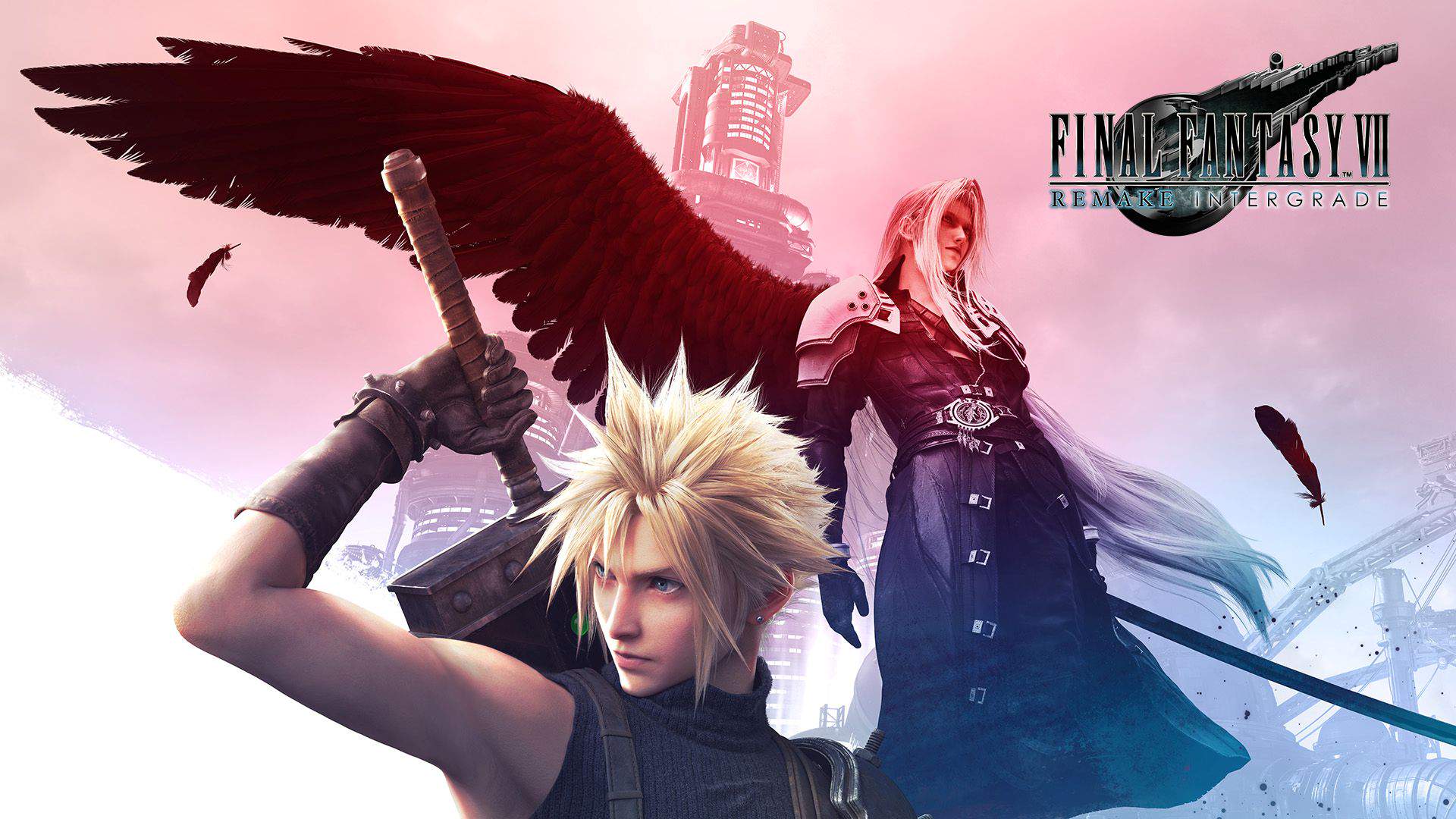 Key art of Final fantasy 7 Remake Intergrade.