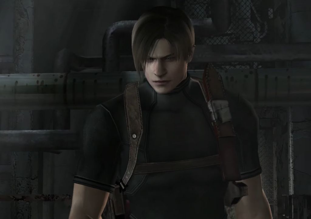 Leon S. Kennedy is alerted of someone's presence