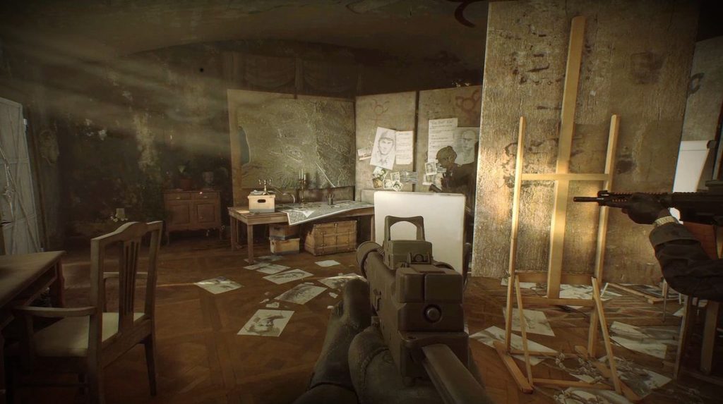 an interior apartment shot in ready or not