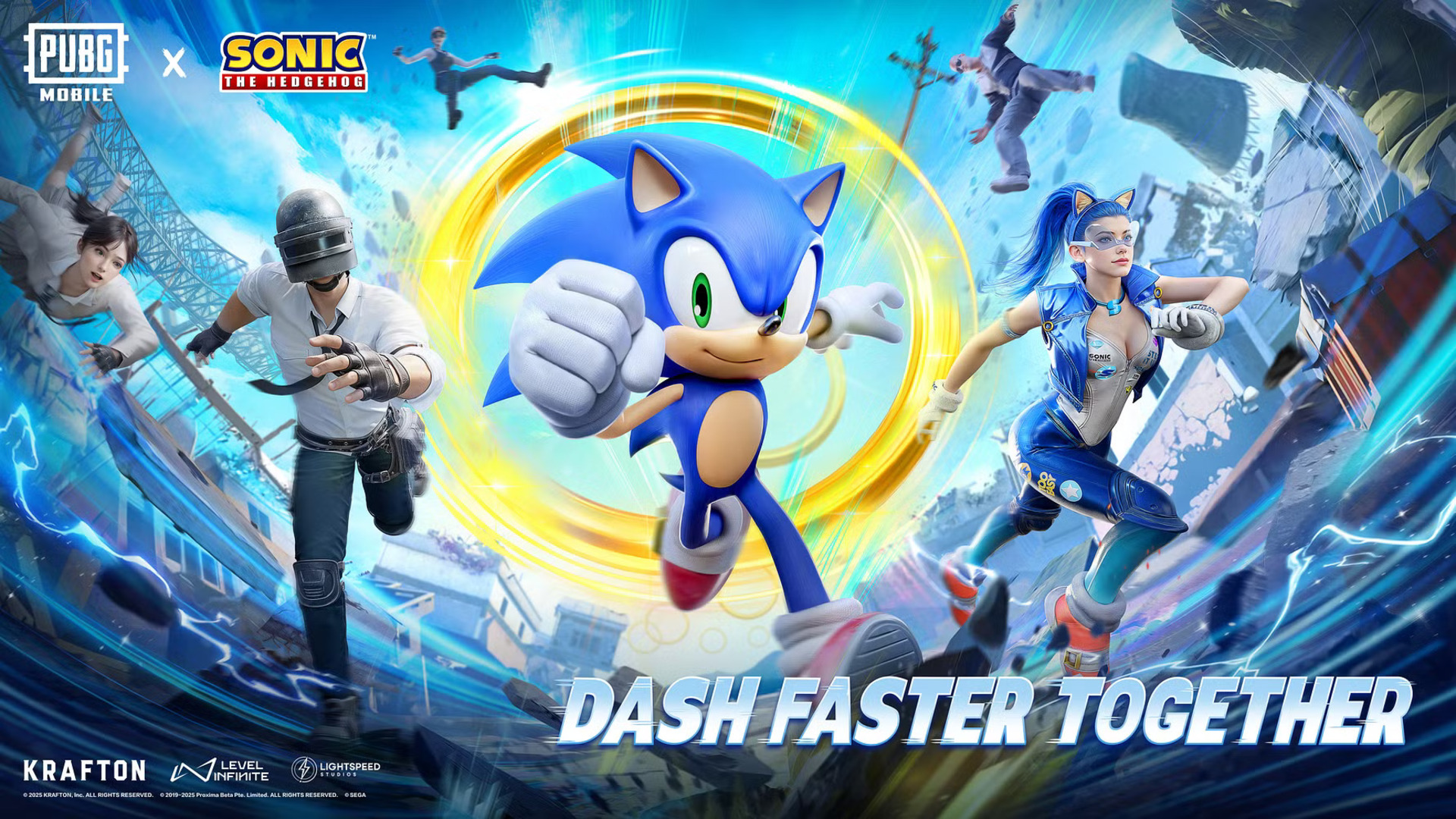 sonic x pubg mobile crossover announcement