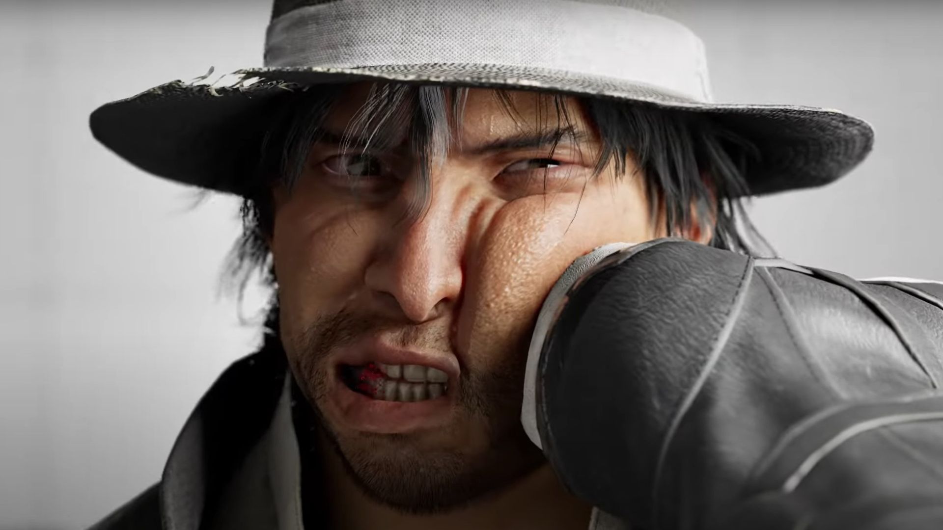 virtua fighter cover art with a man getting punched