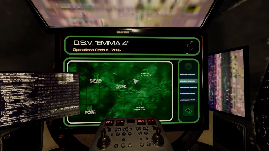 Beneath gameplay.