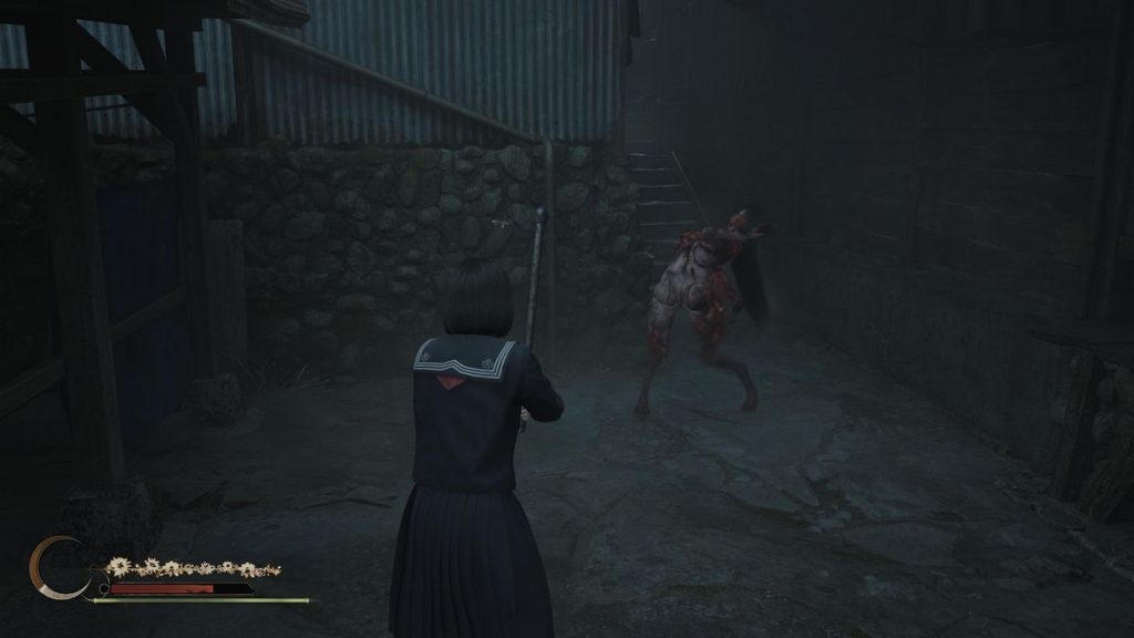 Silent Hill F gameplay.