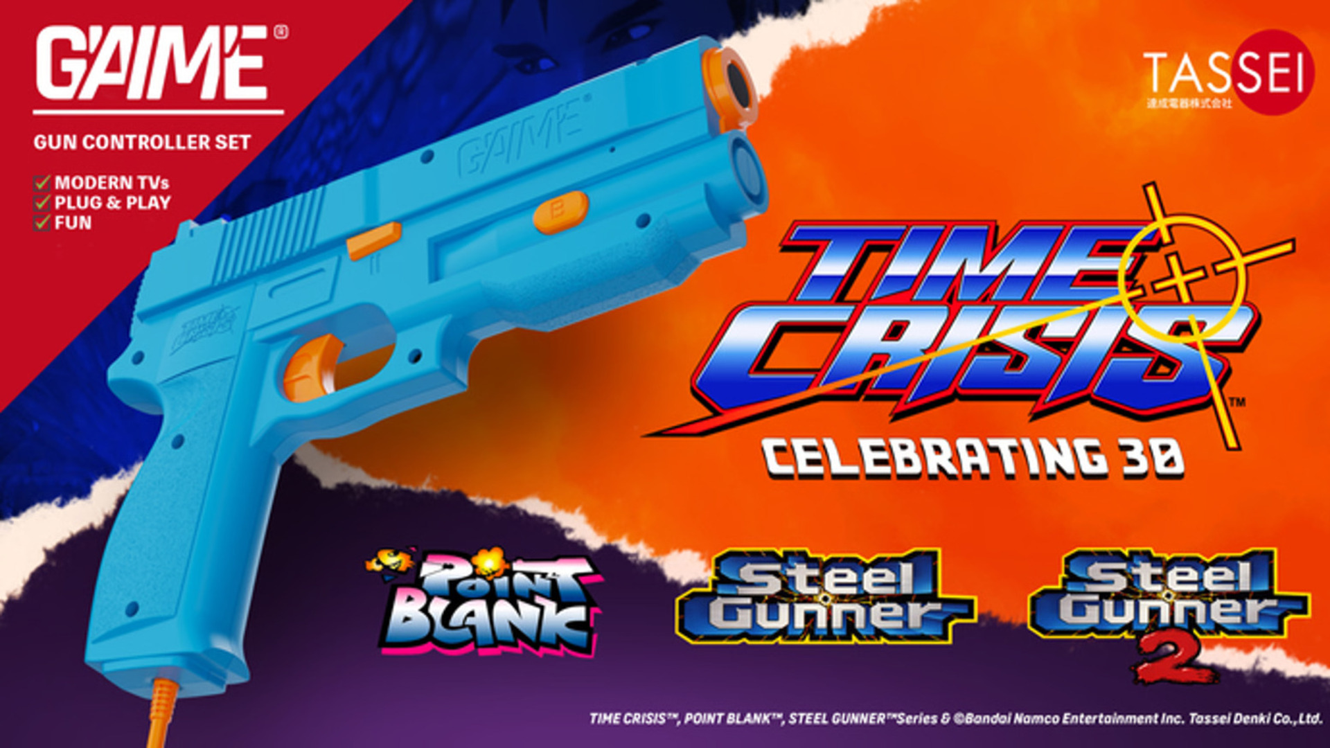 g'aim'e time crisis lightgun and games