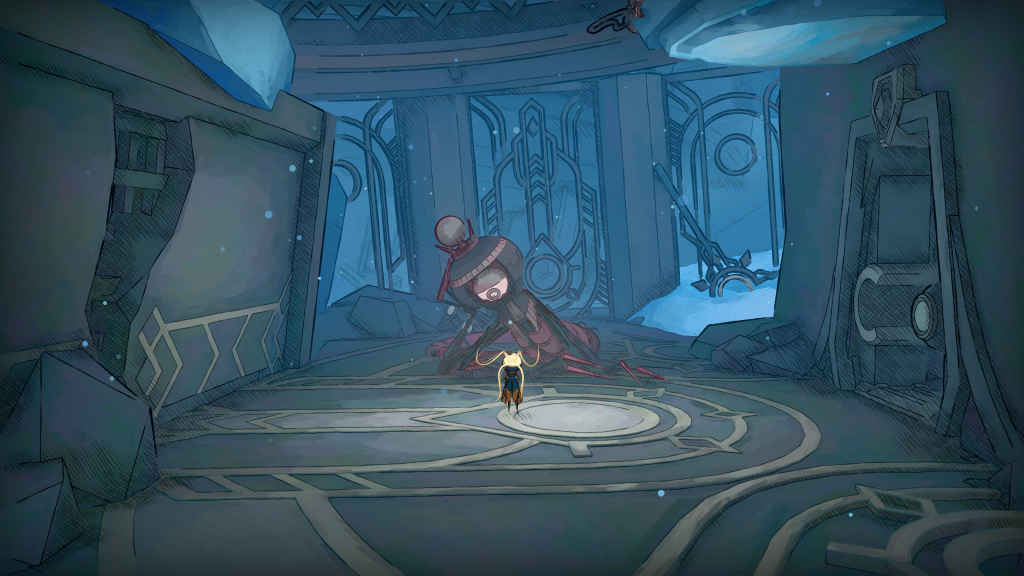 First encounter with the vendor NPC.