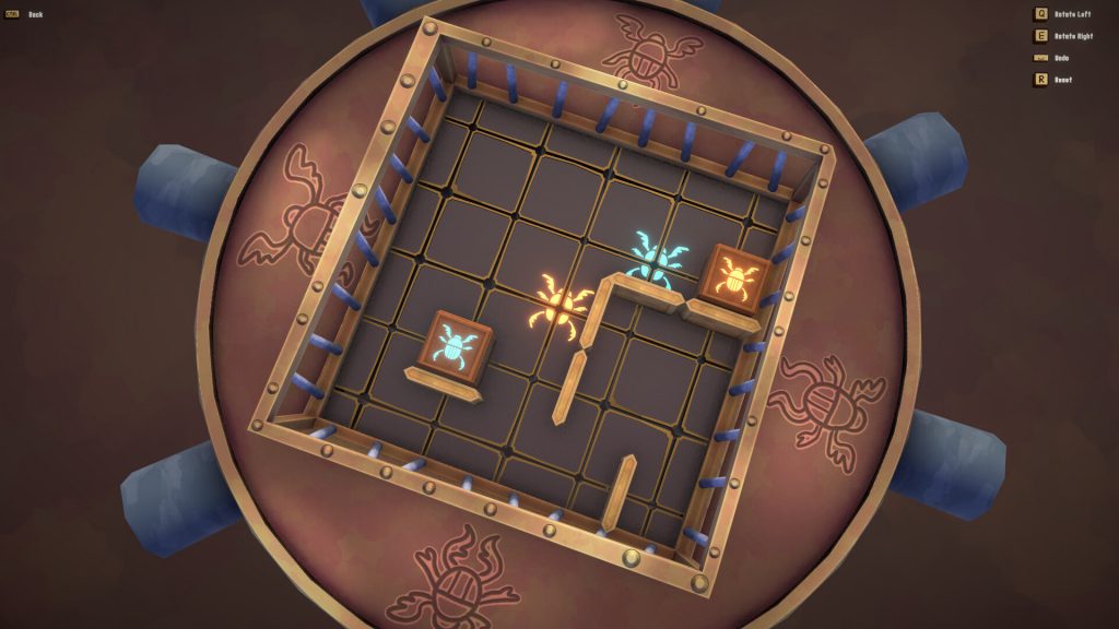 Hamstermind rotating puzzle half-solved.