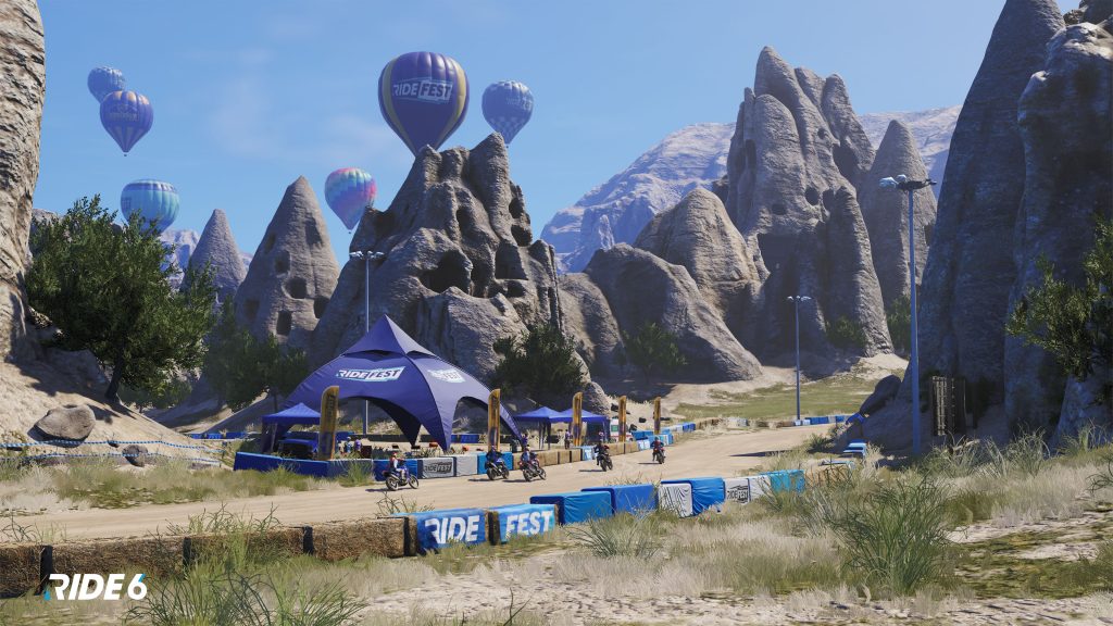 RIDE 6 canyon racetrack.