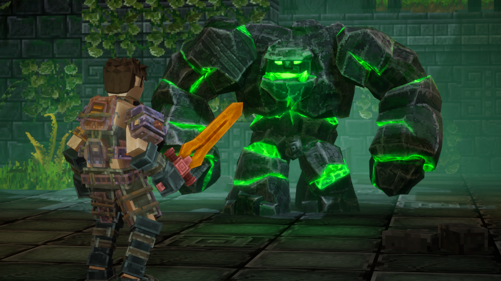 Everwind player fighting an enemy.