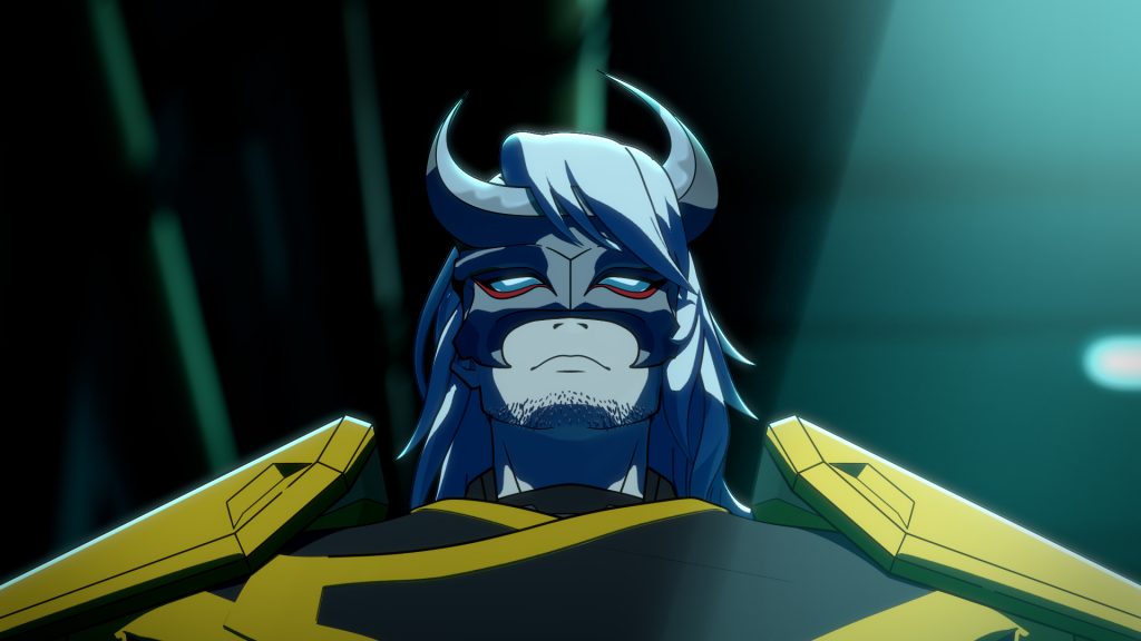 Screamer character Mr. A walking.