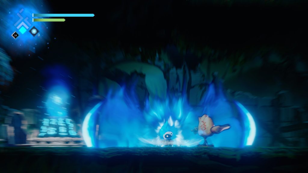 Solateria gameplay of character using an ability.