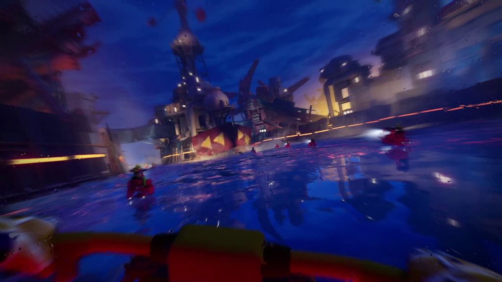 Tides of Tomorrow Chase Scene on a jet ski.