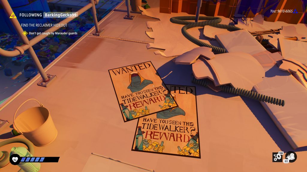 Some wanted posters of another player.