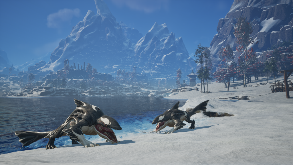 Outward 2 world with land whales.