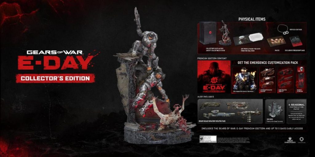 gears of war: e-day collector's edition