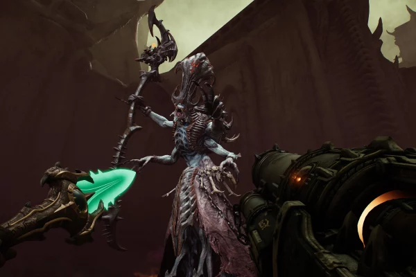 doom the dark ages enemy and chain spear