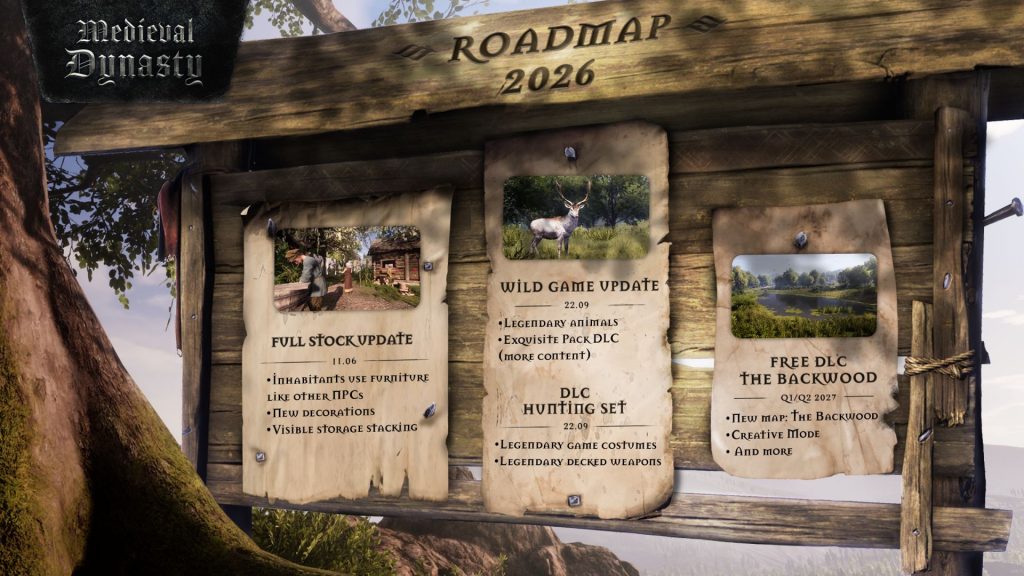 medieval dynasty roadmap 2026