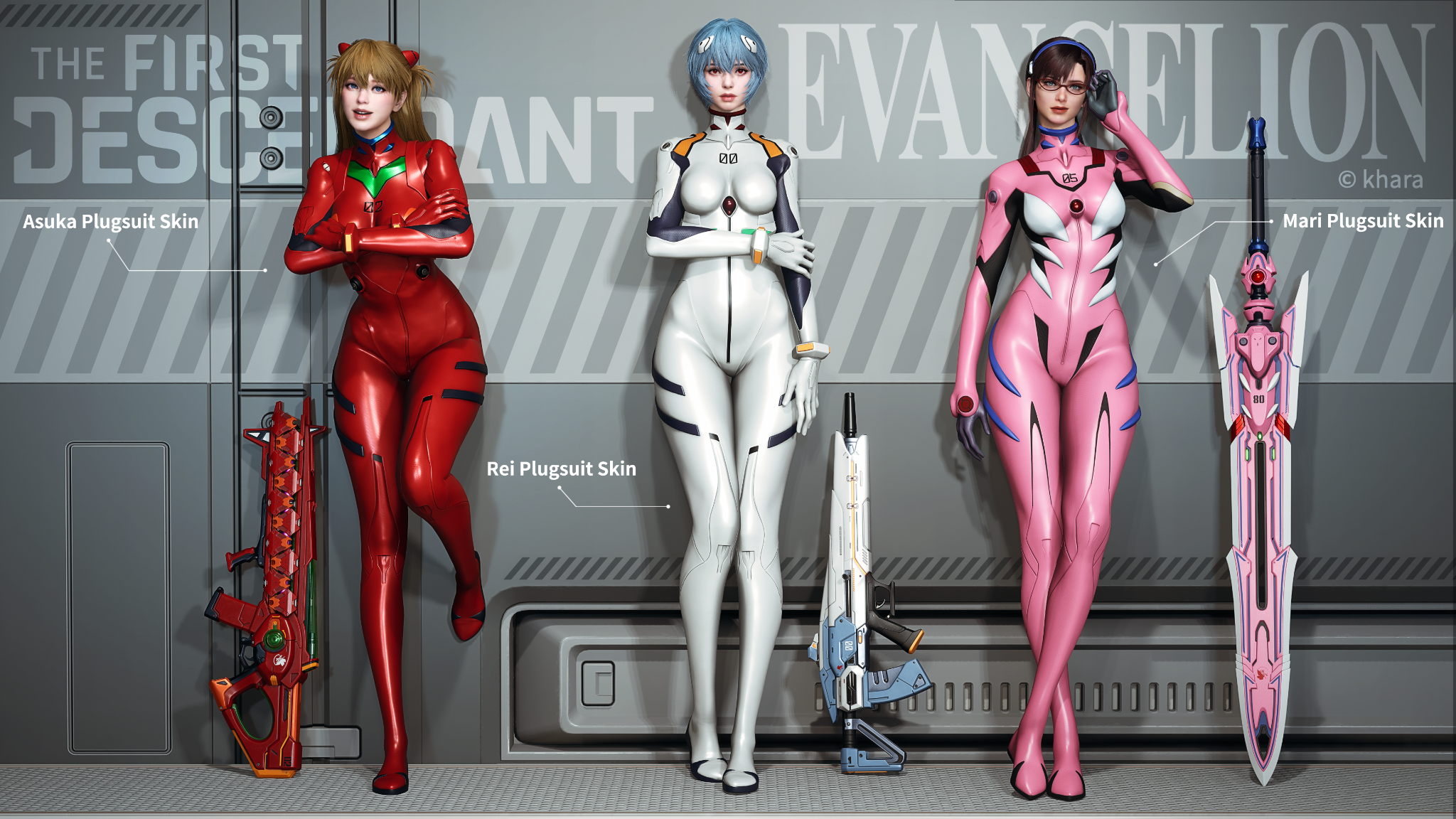 the first descendant evangelion collaboration