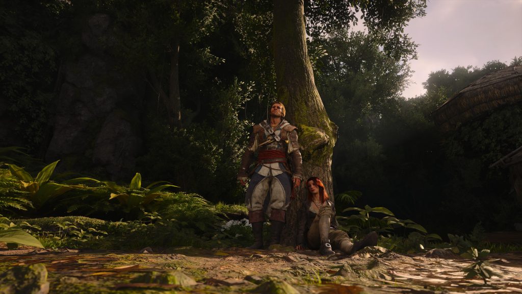 Edward Kenway and Anne Bonny in Assassin's Creed Black Flag Resynced