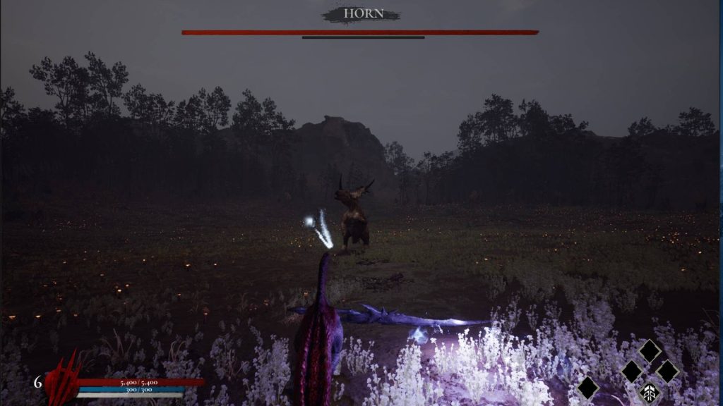 dinoblade horn boss battle