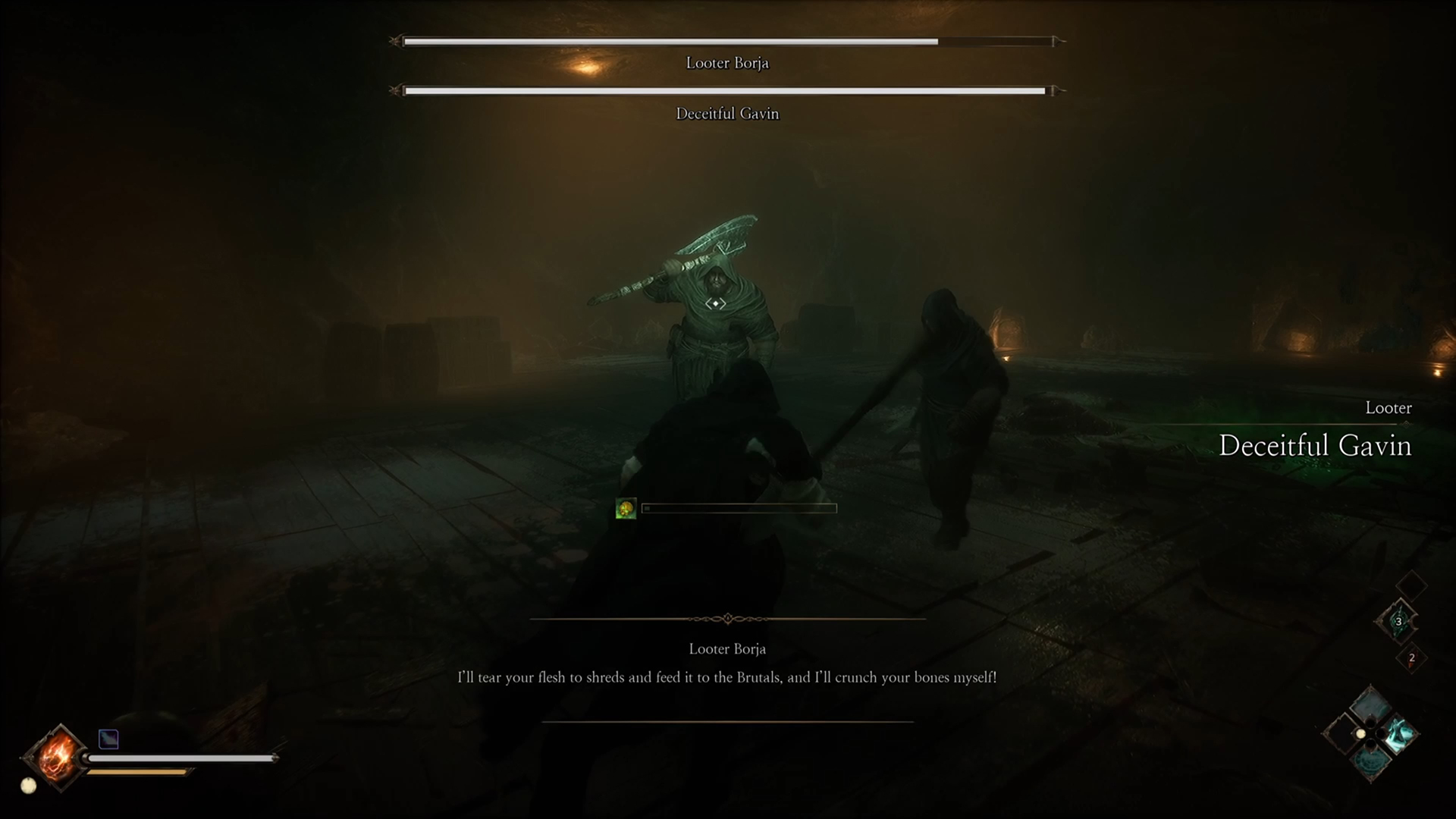 looter borja boss in the relic first guardian
