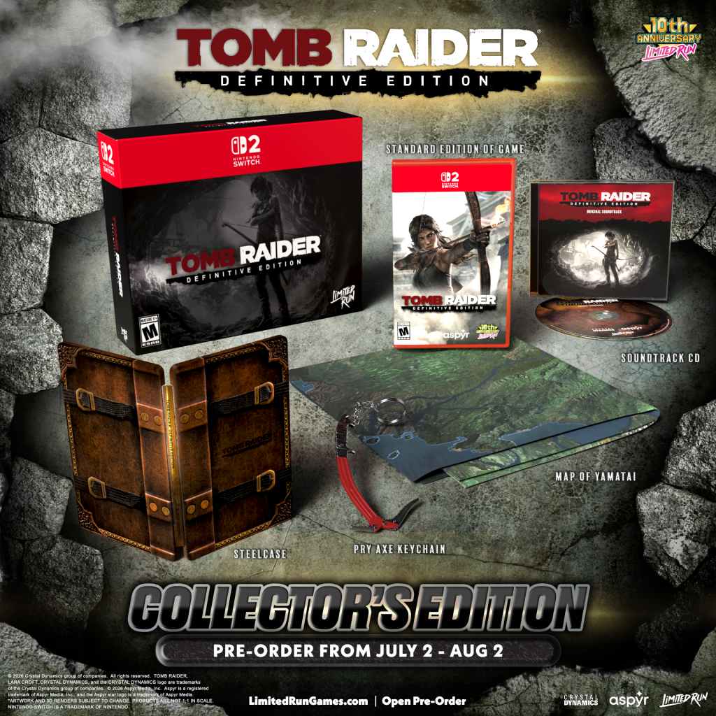 tomb raider definitive edition physical release collectors edition