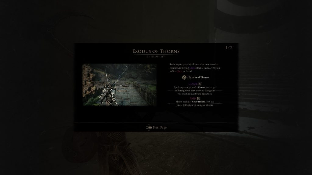 sariel shell info for mortal shell 2