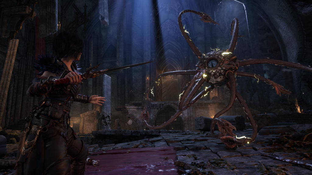Warlock gameplay of a beholder and the main character.