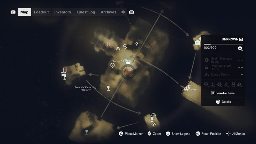 Control Resonant Unknown map with directions.