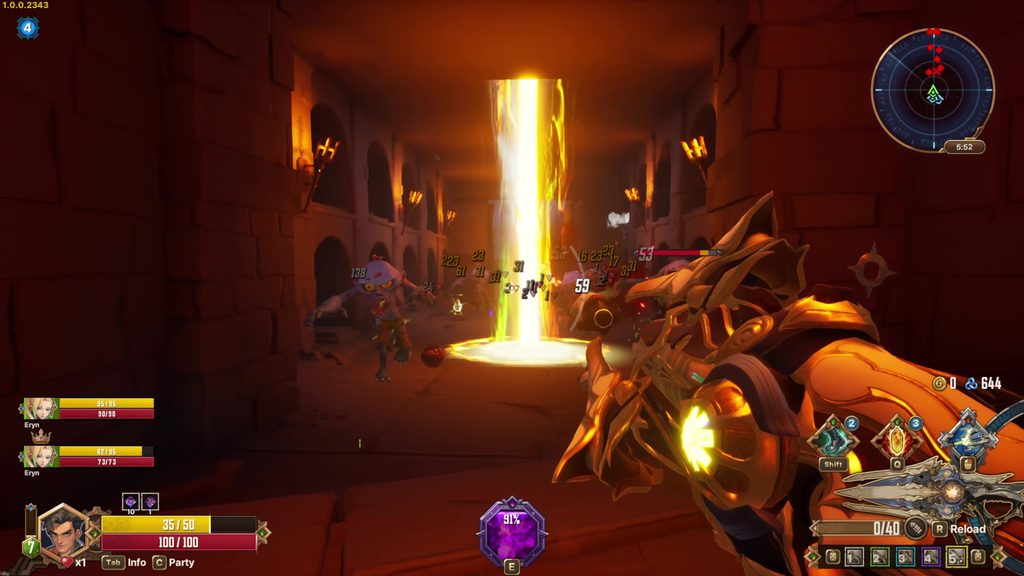 Guns and Dragons laser weapon and its ability to summon a space laser.