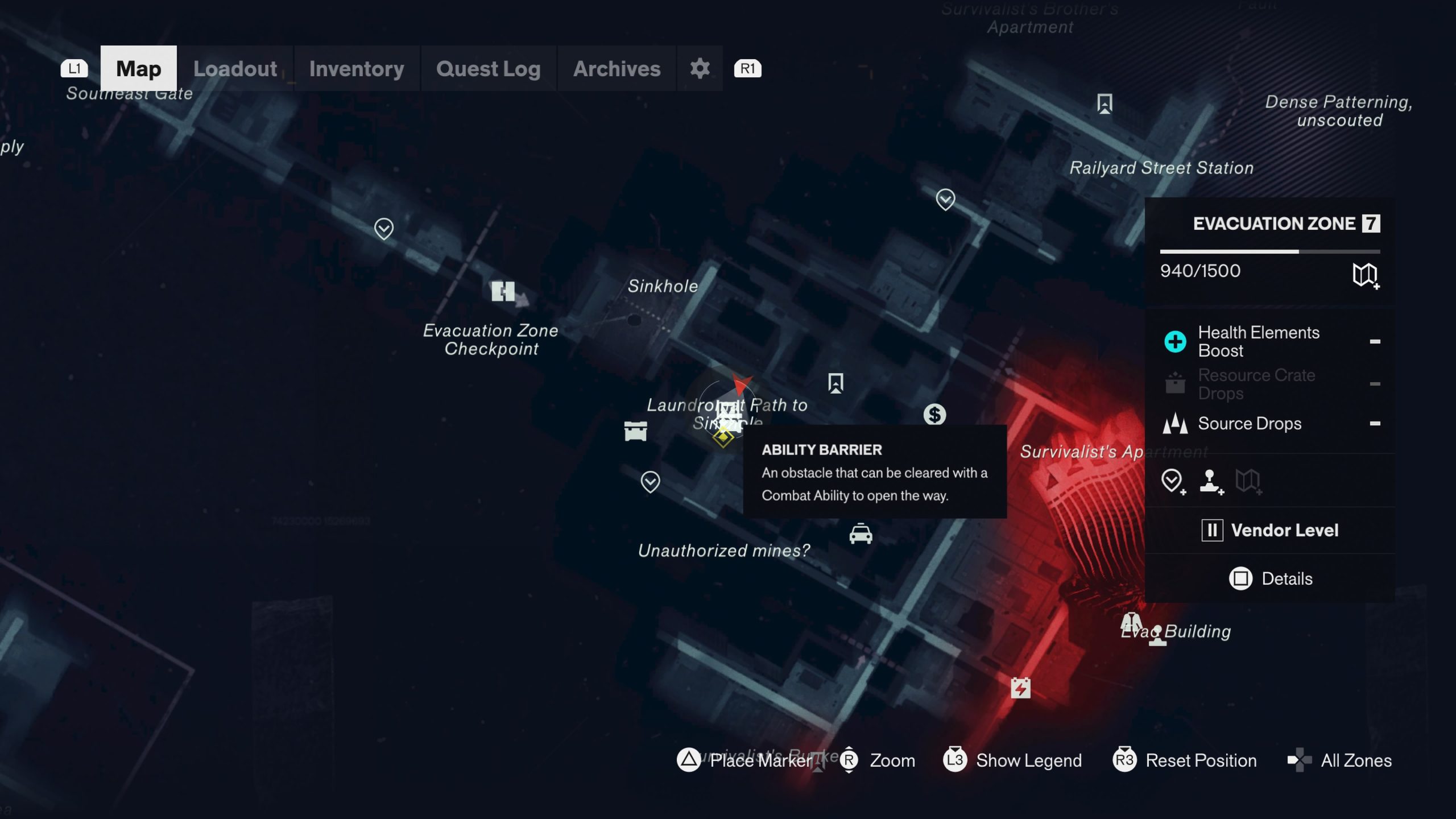 control resonant into the valley of death quest location