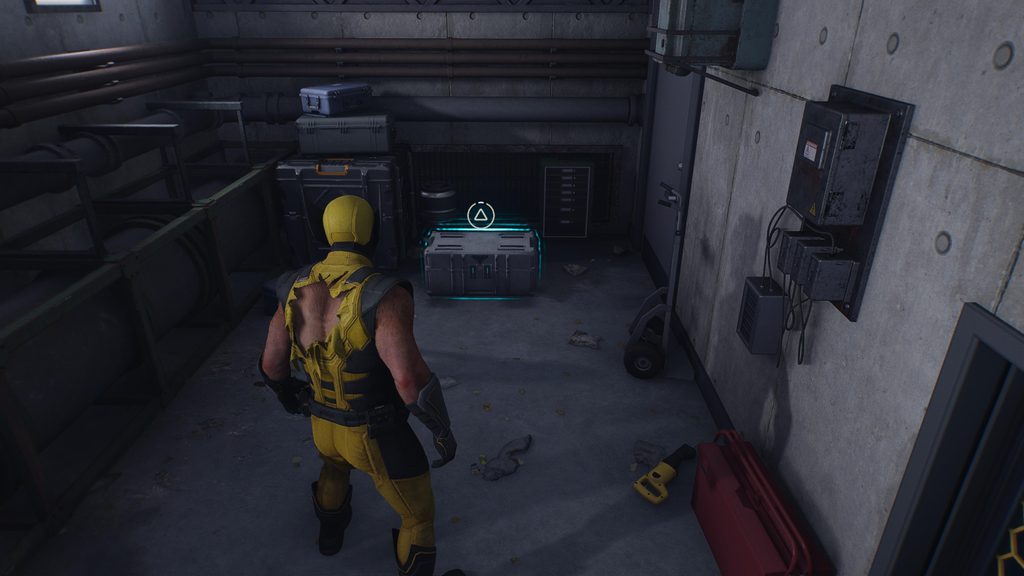 material crate in marvel's wolverine something much stronger
