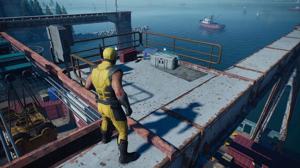 marvel's wolverine materials crate the one that got away