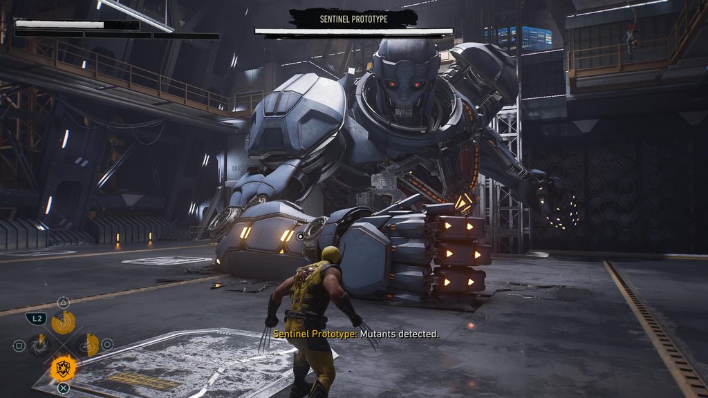 how to beat sentinel prototype in marvel's wolverine