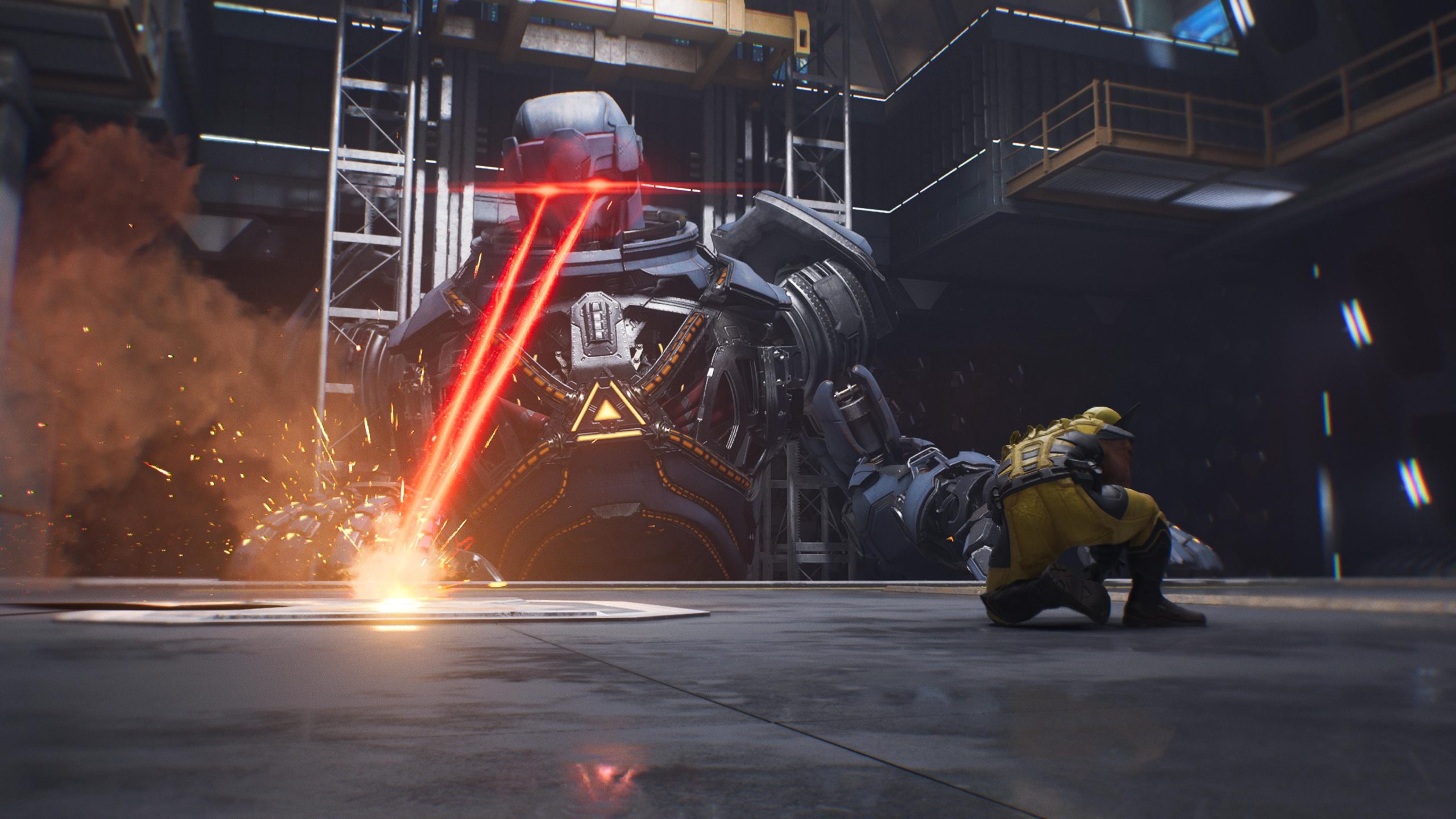 how to beat sentinel prototype in marvel's wolverine