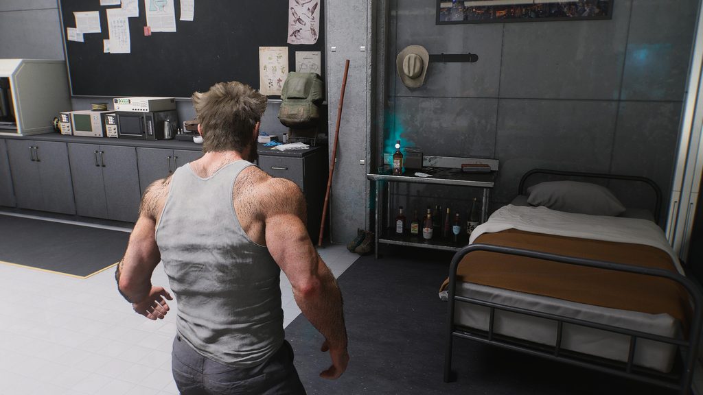 whiskey bottle in marvel's wolverine blood debt in strays mission