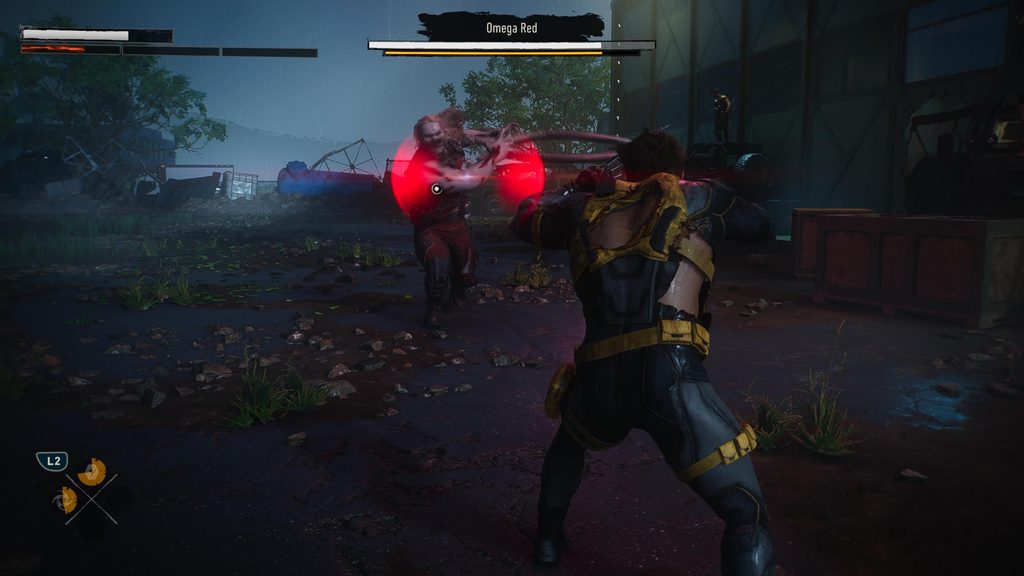 omega red boss fight in marvel's wolverine
