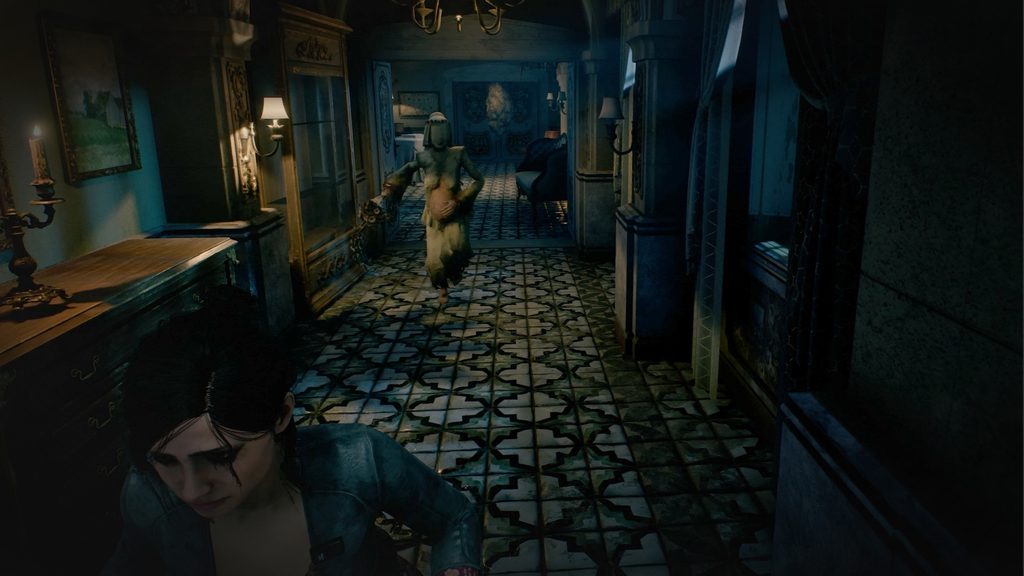 Remothered: Red Nun's Legacy enemy chasing the player.
