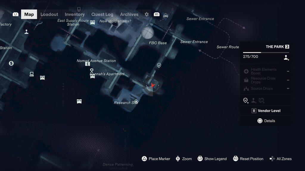 the park atlantis restaurant puzzle solution location