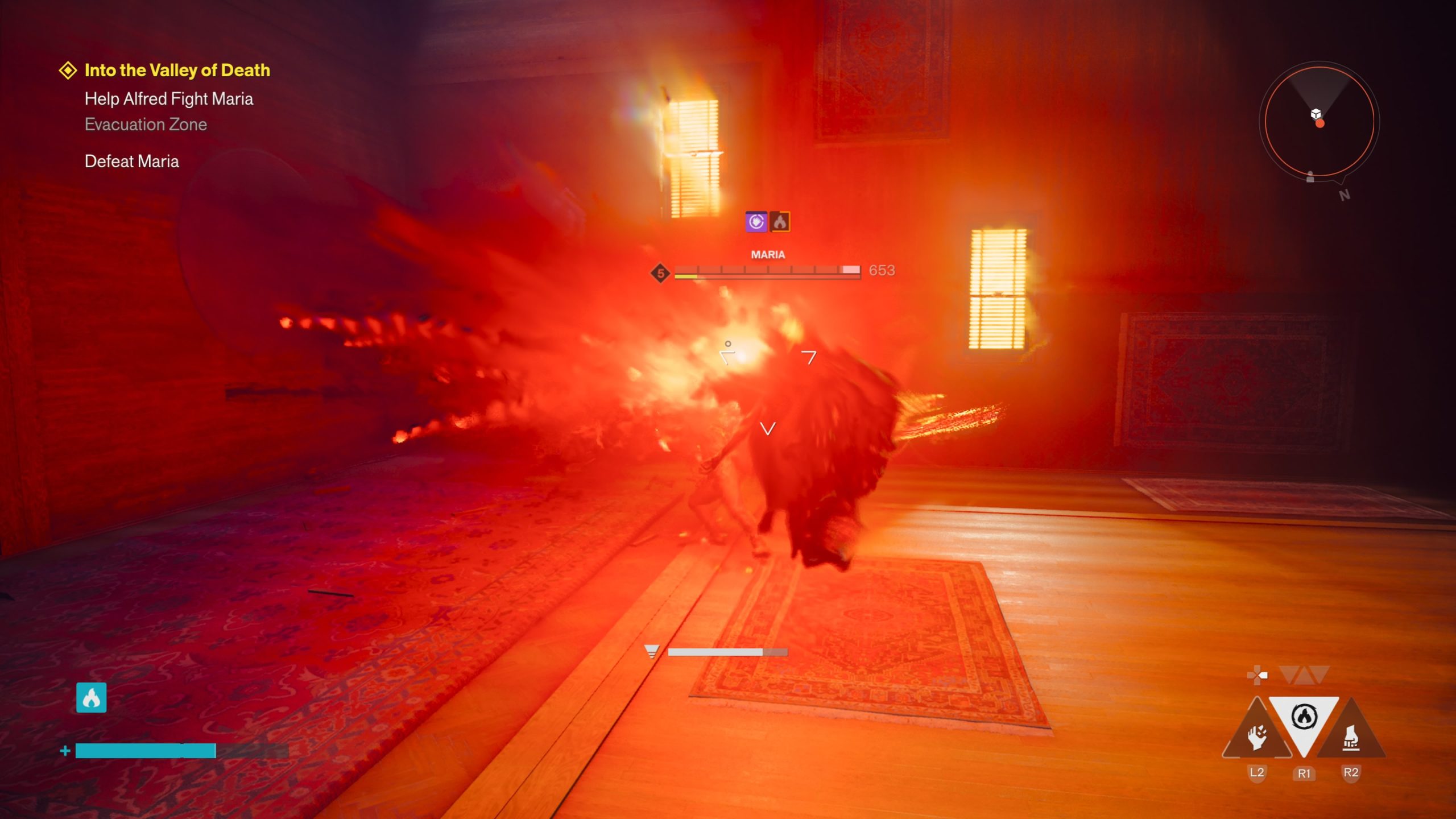 into the valley of death maria fight