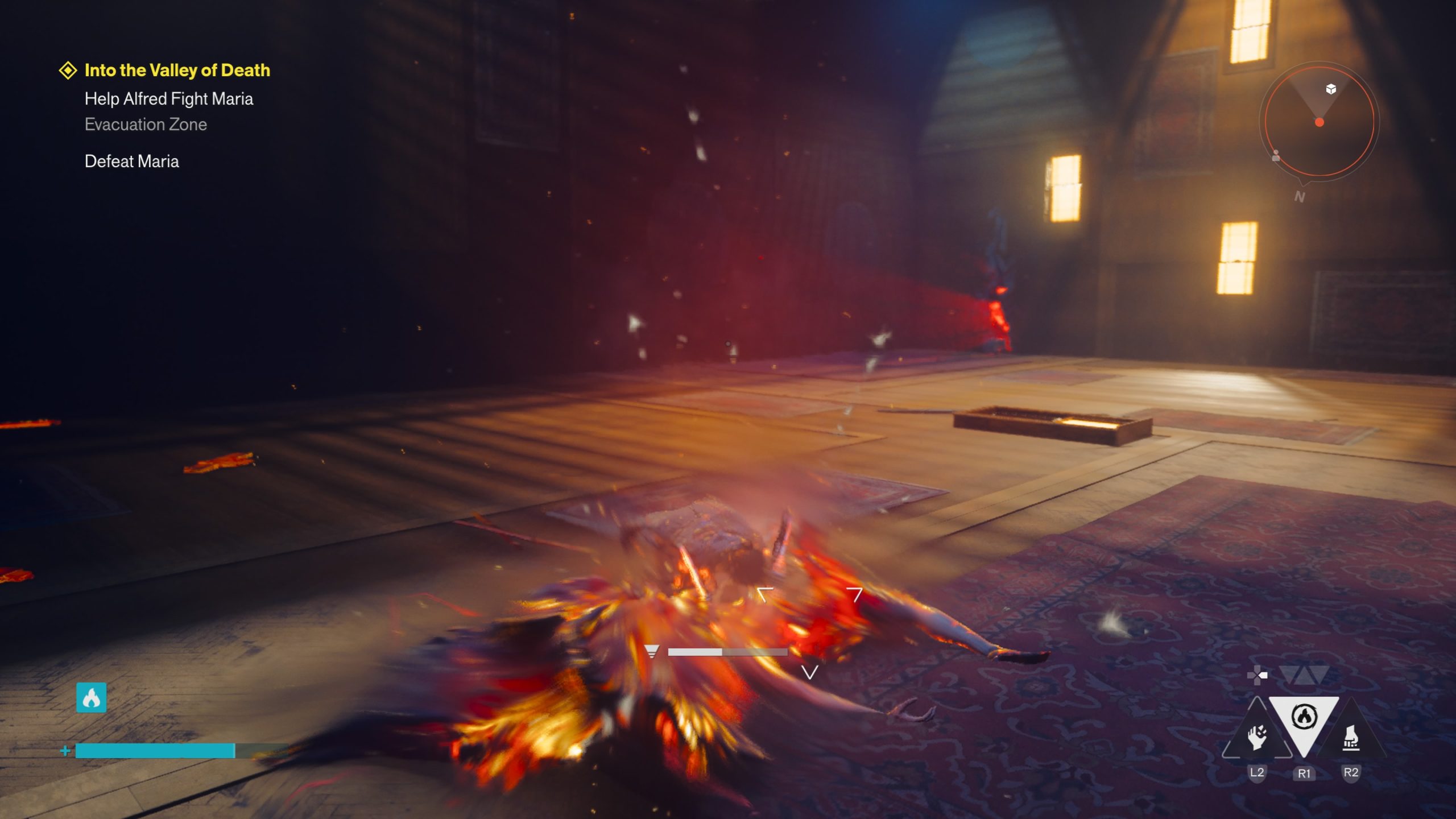 into the valley of death maria fight windows