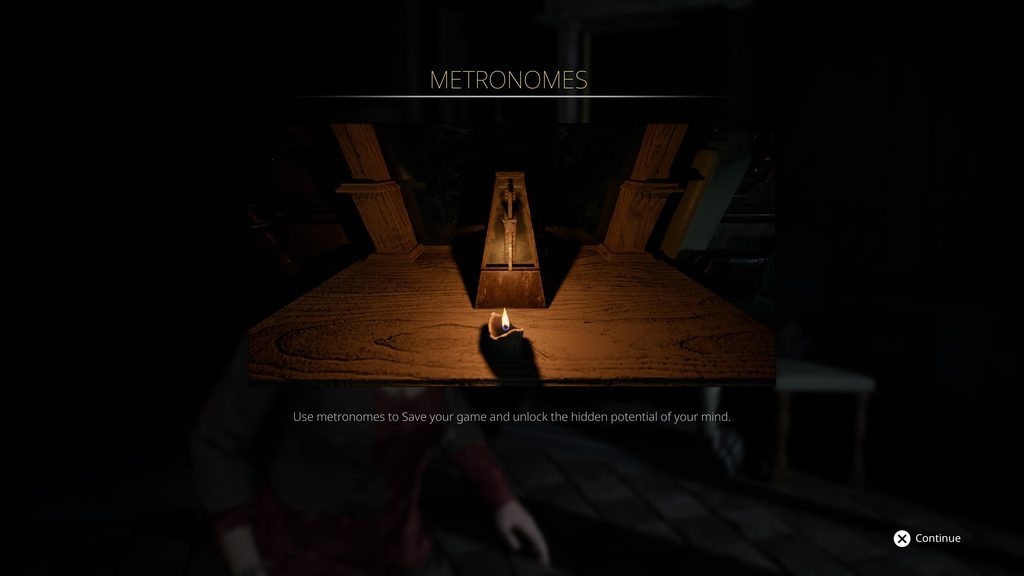 Remothered: Red Nun's Legacy Metronome save point.