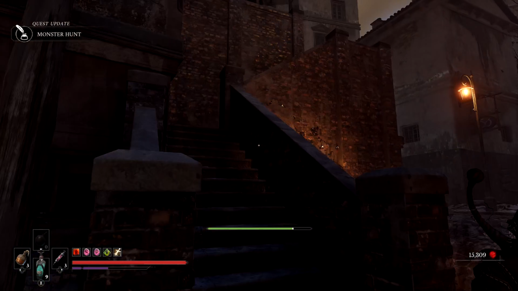 Valor Mortis - Bedtime Stories side quest stairs
