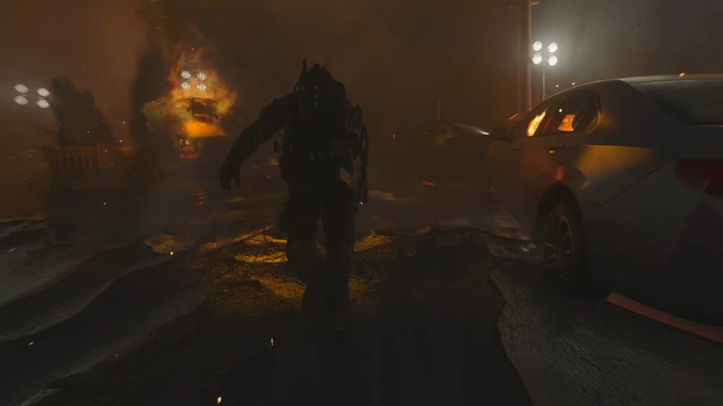 Kal running on a collapsing bridge