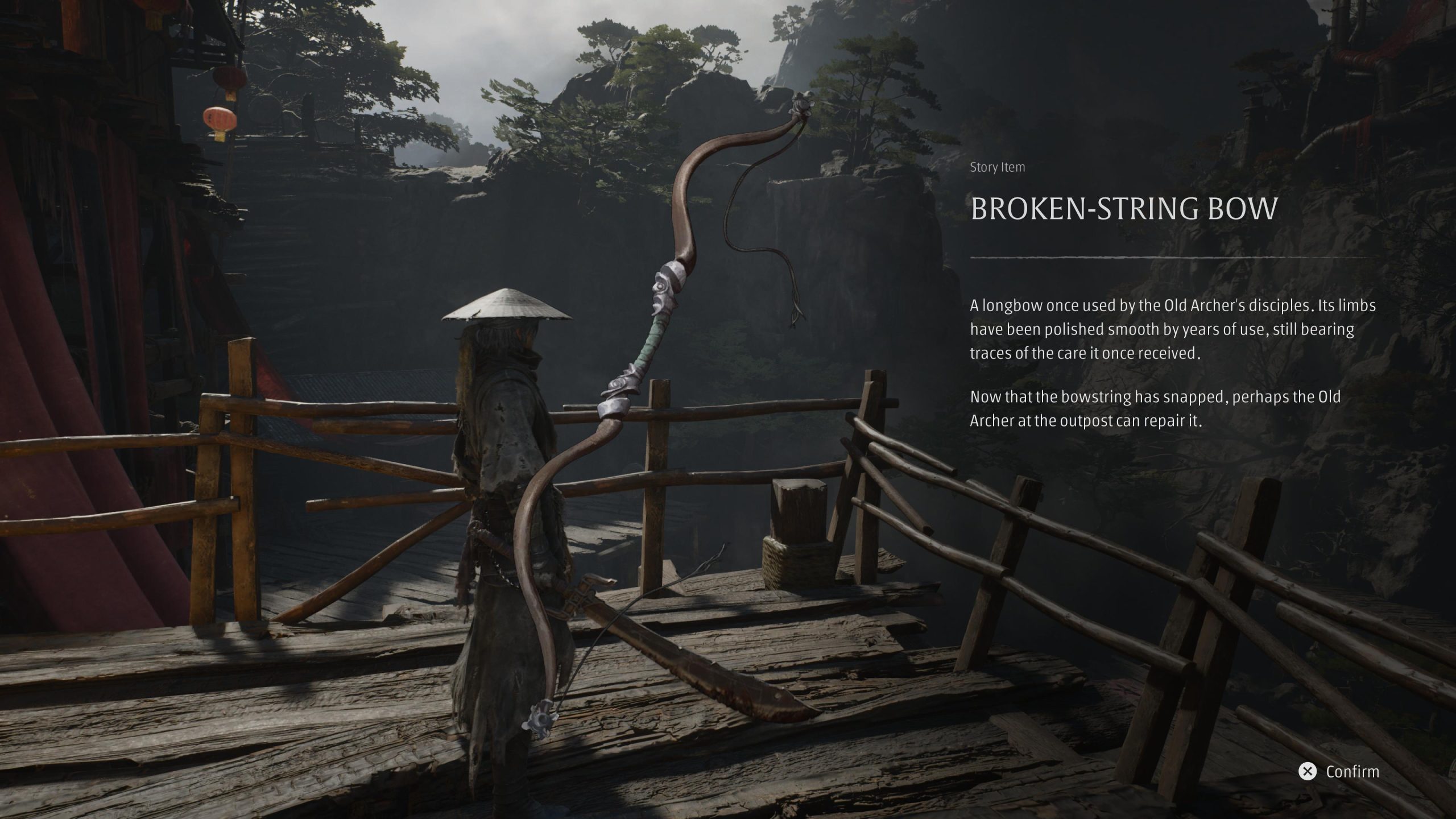 broken string bow for the purge the sect tale in phantom blade zero