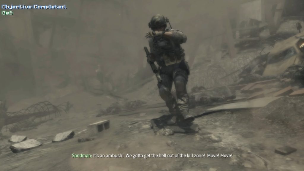 Sandman comes to aid in the middle of dust after the building fell